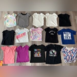 15 Toddler Girl Shirts Size 2T